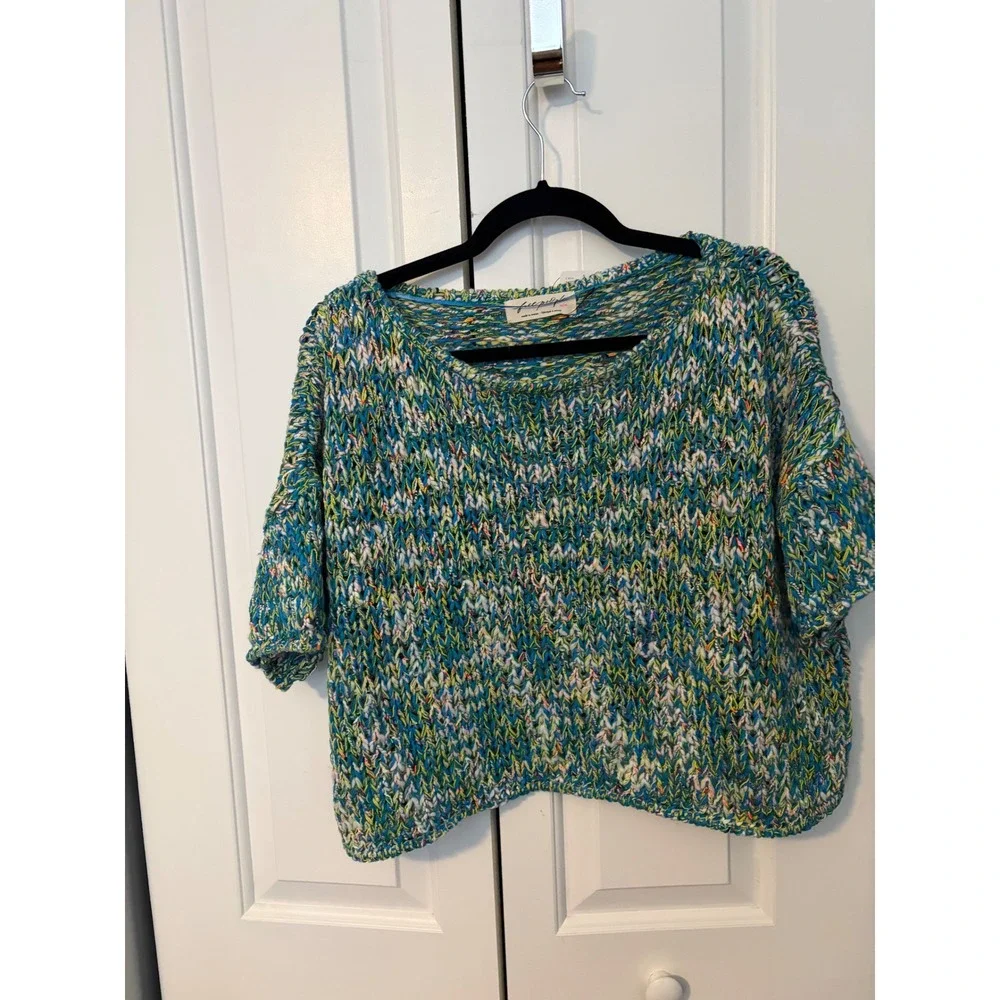 Free People Women's Mezcal Sweater Tee Rainforest NWT‎ Medium